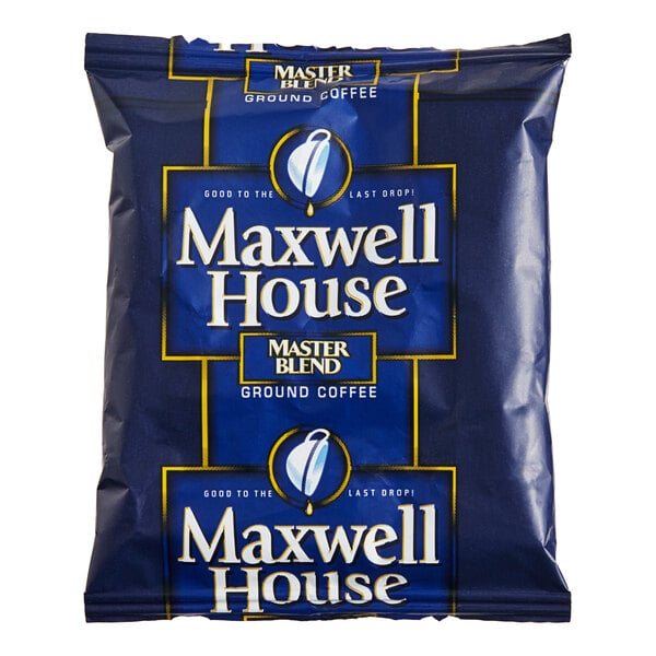 Maxwell House Master Blend 10-Cup Coffee Packet 1.1 oz. - 42/Case