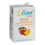 Maui by Lyons Peach Smoothie Mix 46 fl. oz. - 6/Case