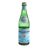 San Pellegrino Sparkling Natural Mineral Water 500 mL Glass Bottle - 24/Case