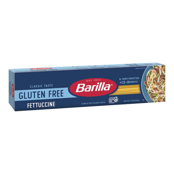 Barilla 12 oz. Gluten-Free Fettuccine Pasta - 12/Case
