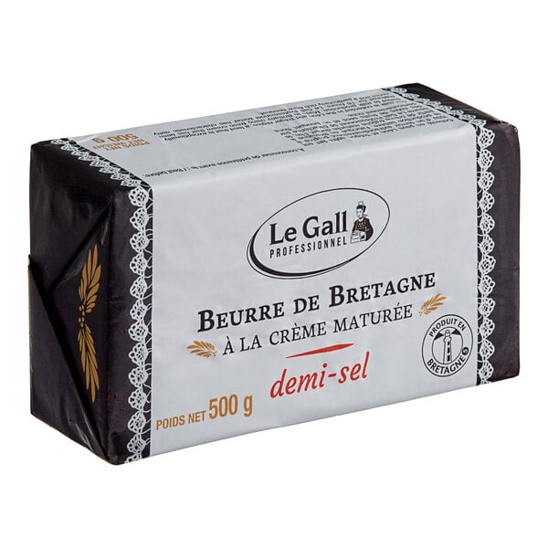Le Gall Salted Brittany Butter 1.1 lb. - 20/Case