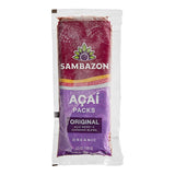 Sambazon Organic Acai with Guarana 3.5 oz. Pack - 80/Case