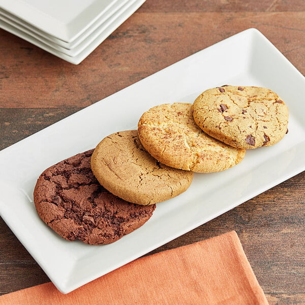 Red Plate Foods Individually Wrapped Vegan Cookie Variety Pack 1.76 oz. - 48/Case