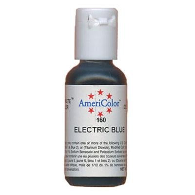 Colorante alimentario en pasta gel suave azul eléctrico - AmeriColor 160