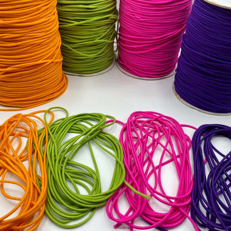 10 Yards Neon Pink Soft Elastic Cord for DIY Crafts