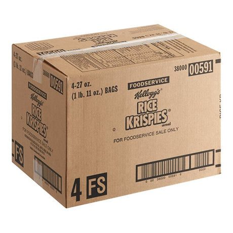 Kellogg's Rice Krispies Cereal 27 oz. - 4/Case