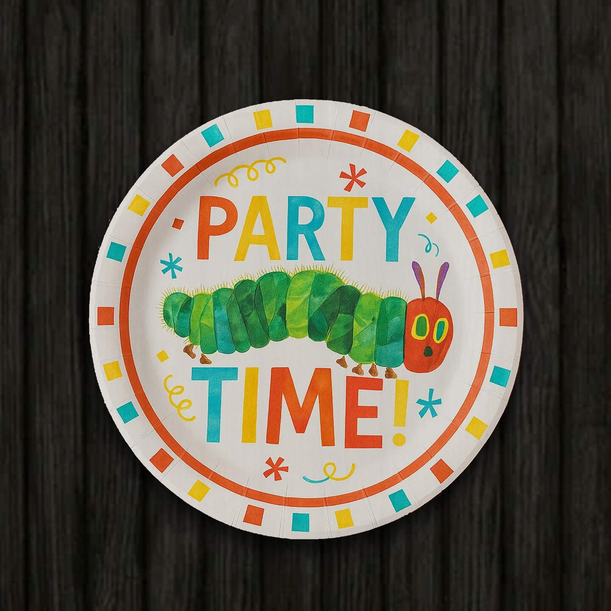8 Ct The Very Hungry Caterpillar Paper Dessert Plates, 7"