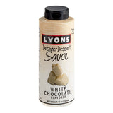 Lyons Designer Dessert White Chocolate Flavoring Sauce 12 fl. oz. (16 oz.) - 12/Case