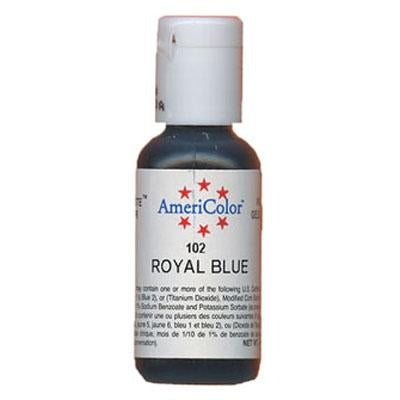 Royal Blue Soft Gel Paste Food Color - AmeriColor 102