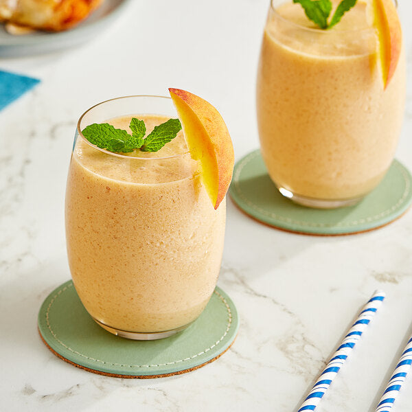 Maui by Lyons Peach Smoothie Mix 46 fl. oz. - 6/Case