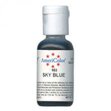 Sky Blue Soft Gel Paste Food Color - AmeriColor 103