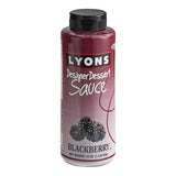 Lyons Designer Dessert Blackberry Flavoring Sauce 12 fl. oz. (16 oz.) - 12/Case