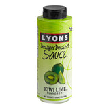 Lyons Designer Dessert Kiwi Lime Flavoring Sauce 12 fl. oz. (16 oz.) - 12/Case