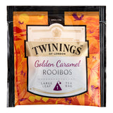 Twinings Golden Caramel Rooibos Large Leaf Pyramid Tea Sachets - 100/Case