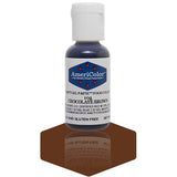 Chocolate Brown Soft Gel Paste Food Color - AmeriColor 104