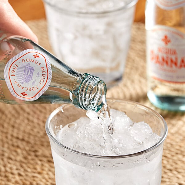 Acqua Panna Natural Spring Water 250 mL Glass Bottle - 24/Case