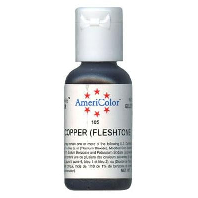 Copper Soft Gel Paste Food Color - AmeriColor 105