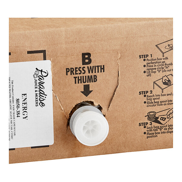 Paradise Energy Drink Syrup Bag in Box 3 Gallon