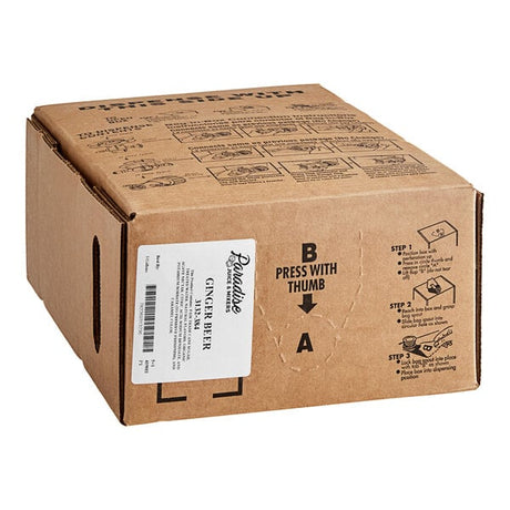 Paradise Ginger Beer Syrup Bag in Box 3 Gallon