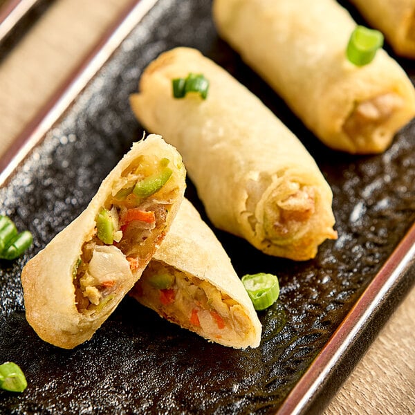 Minh 0.9 oz. Vegetable Spring Mini Roll - 150/Case