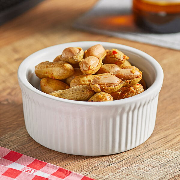 Peanut Patch Hot and Spicy Boiled Peanuts 25 oz. Can - 12/Case