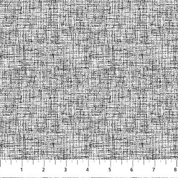 Cotton Print Nature's Sketchbook White/Black Fabric