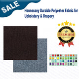 1 Yard Hennessey Durable Polyester Fabric for Upholstery & Drapery