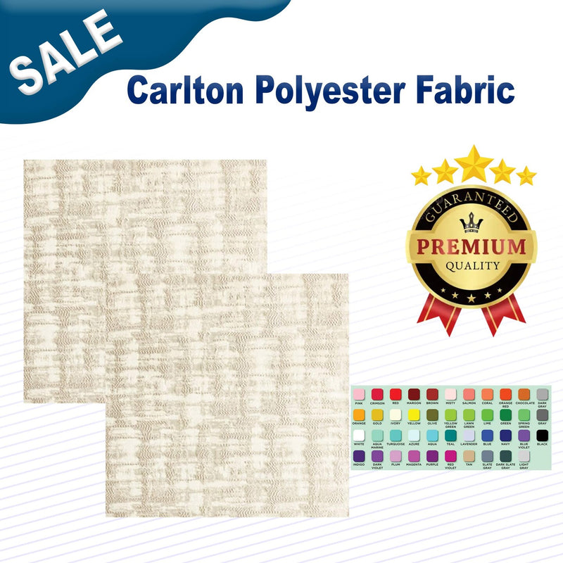 1 Yard Carlton Polyester Fabric Width: 55"