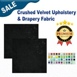 Crushed Velvet Upholstery & Drapery Fabric