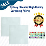 1 Yard Sydney Blackout High-Quality Darkening Fabric