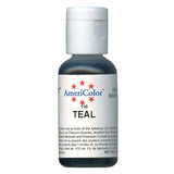 Teal Soft Gel Paste Food Color - AmeriColor 110