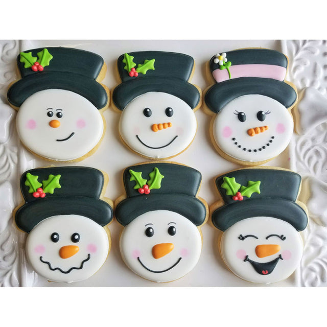Ann Clark Snowman Head Cookie Cutter, 3 7/8" x 3 1/8"