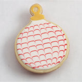 Ann Clark Christmas Ornament Round Cookie Cutter, 4 1/2"