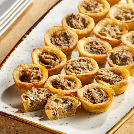 Simply Cuisine Wild Mushroom Tart 0.75 oz. - 100/Case