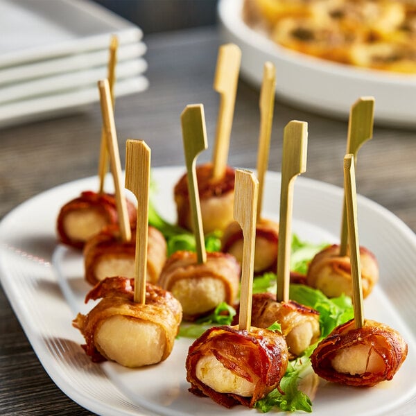 Cuisine Innovations Bacon Wrapped Water Chestnut 0.56 oz. - 100/Case