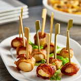 Cuisine Innovations Bacon Wrapped Water Chestnut 0.56 oz. - 100/Case