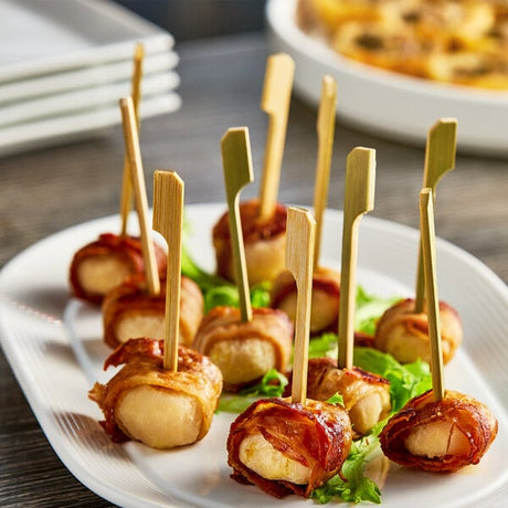 Cuisine Innovations Bacon Wrapped Water Chestnut 0.56 oz. - 100/Case