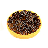 O'Creme Stainless Steel Alphabet Cookie Cutter Set