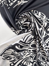 Silk Twill Printed Fabric