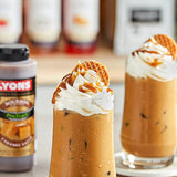 Lyons Sweet Indulgence Bourbon Caramel Flavoring Sauce 12 fl. oz. (16.5 oz.) - 12/Case