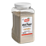 Badia Ground White Pepper 4 lb. - 4/Case