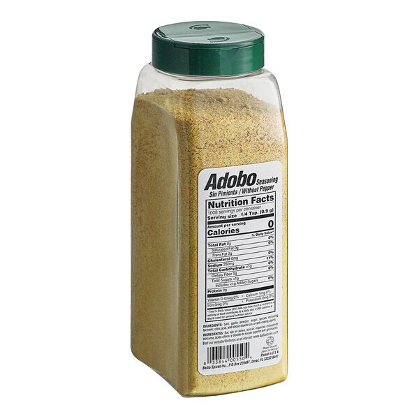 Badia Adobo Seasoning without Pepper 2 lb. - 6/Case