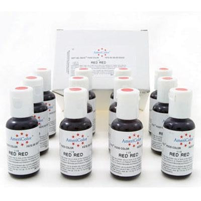 Red Red Soft Gel Paste Food Color - AmeriColor 119
