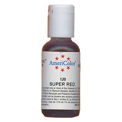 Colorante alimentario en gel suave rojo intenso - AmeriColor 120