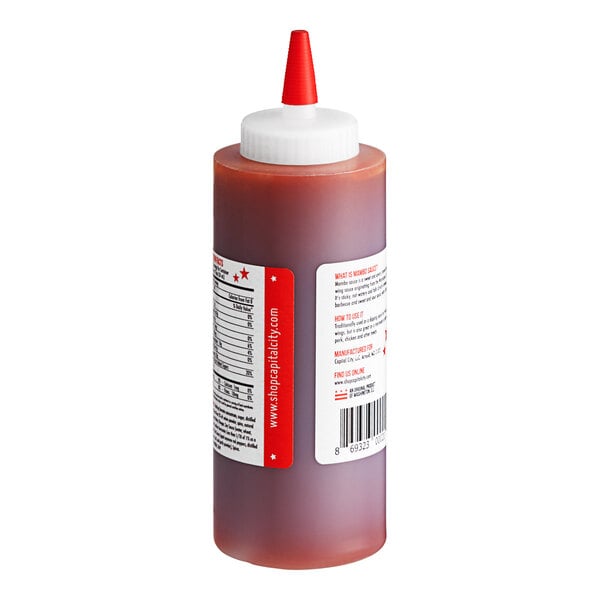 Capital City Mild Mambo Sauce 12 oz. Bottle - 12/Case