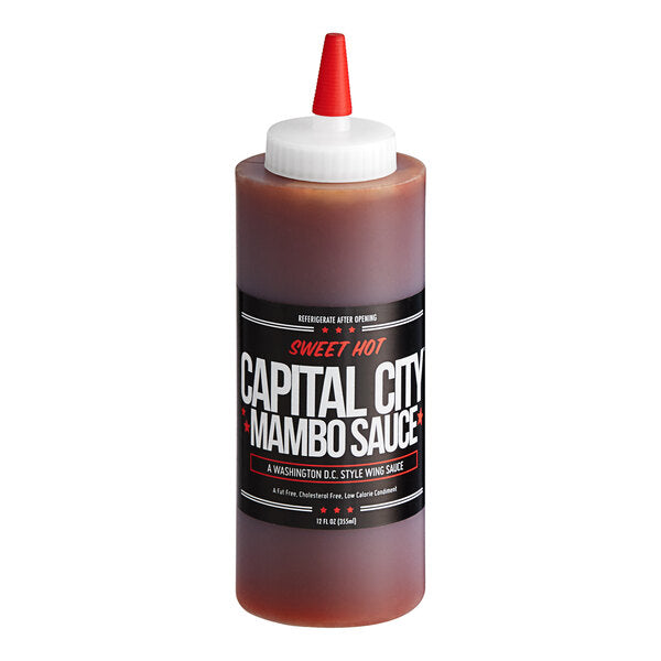 Capital City Sweet Hot Mambo Sauce 12 oz. Bottle