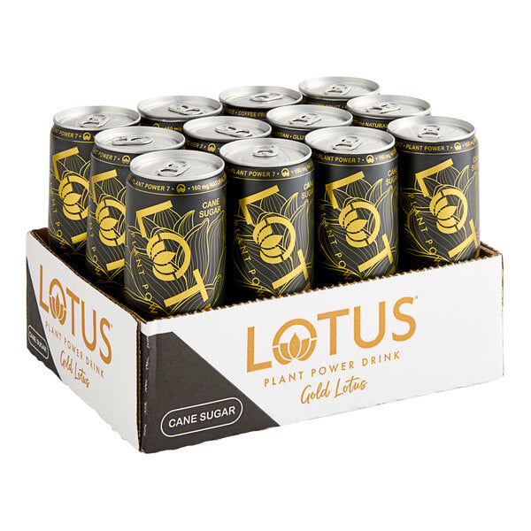 Lotus Plant Energy Gold Lotus Plant Power Energy Drink 12 fl. oz. - 12/Case