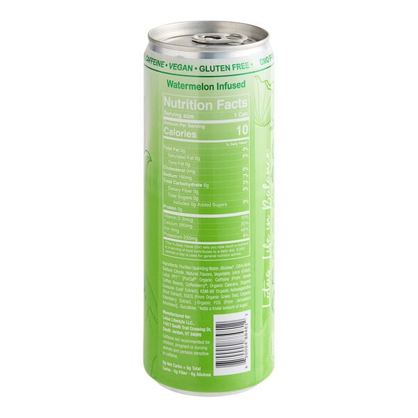 Lotus Plant Energy Zero Sugar Green Lotus Plant Power Energy Drink 12 fl. oz. - 12/Case