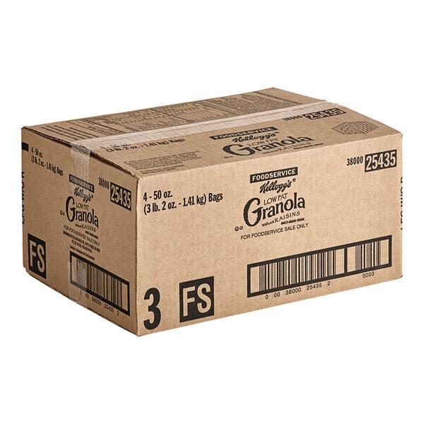 Kellogg's Low-Fat Granola 50 oz. - 4/Case