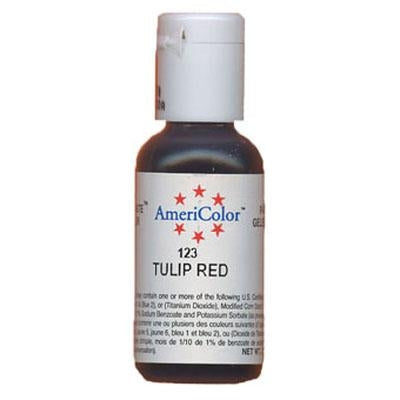 Tulip Red Soft Gel Paste Food Color - AmeriColor 123
